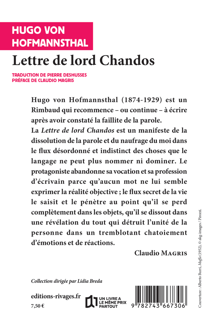 Lettre de Lord Chandos