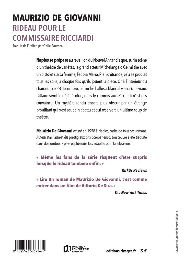 Rideau pour le commissaire Ricciardi