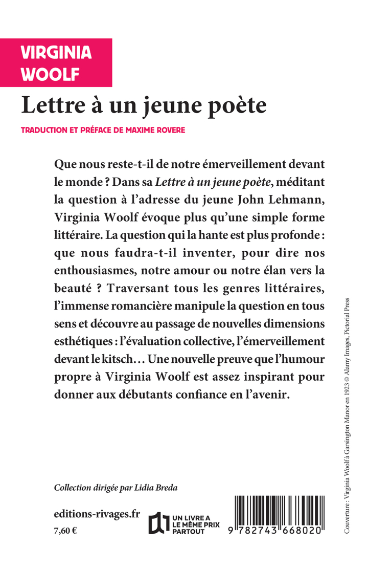 Lettre à un jeune poète