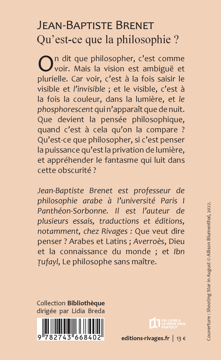 Qu'est-ce que la philosophie?