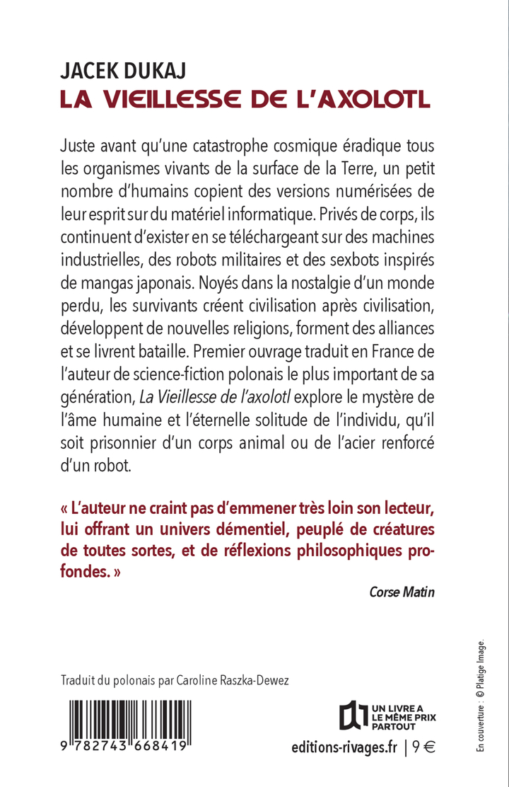 La vieillesse de l'axolotl