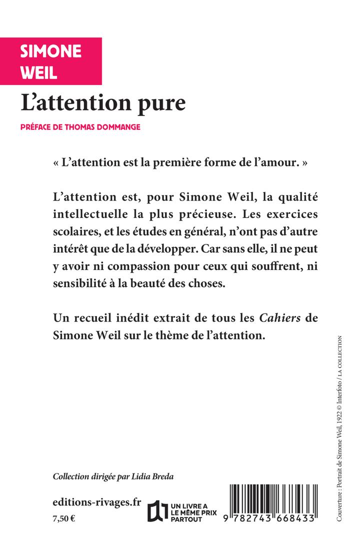L'attention pure